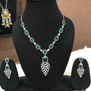 Mahi Green Ad Jewellery Set